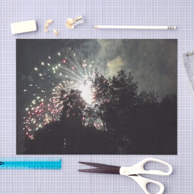 Feuerwerkskörper 18 Papiertaschentücher Seidenpapier (Handwerk)