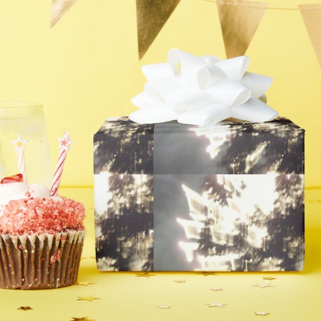 Feuerwerkskörper 2 mattes Verpackungspapier Geschenkpapier (Geburtstagsparty)