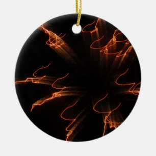Feuerwerkskörper 3 keramik ornament