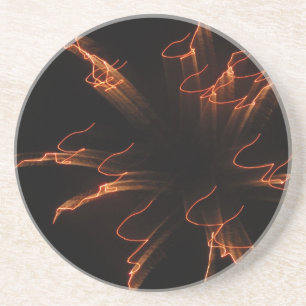 Feuerwerkskörper 3 sandstein untersetzer