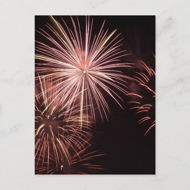 Feuerwerkskörper 8 postkarte (Vorderseite)