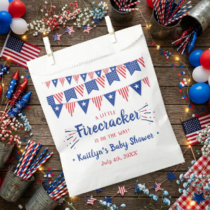 Feuerwerkskörper auf dem Weg! 4. Juli-Baby-Shower Geschenktütchen