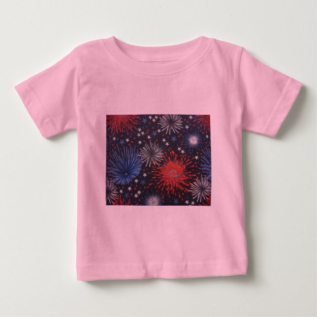 Feuerwerkskörper Baby T-shirt (Vorderseite)