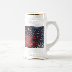 Feuerwerkskörper Bierglas