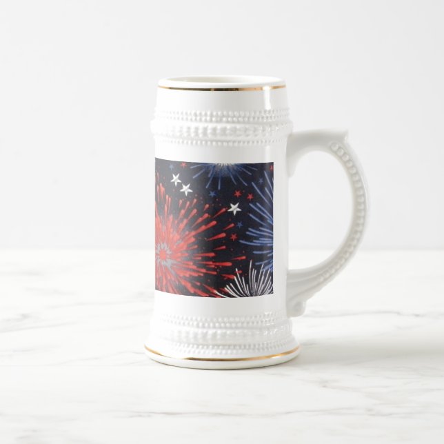 Feuerwerkskörper Bierglas (Rechts)