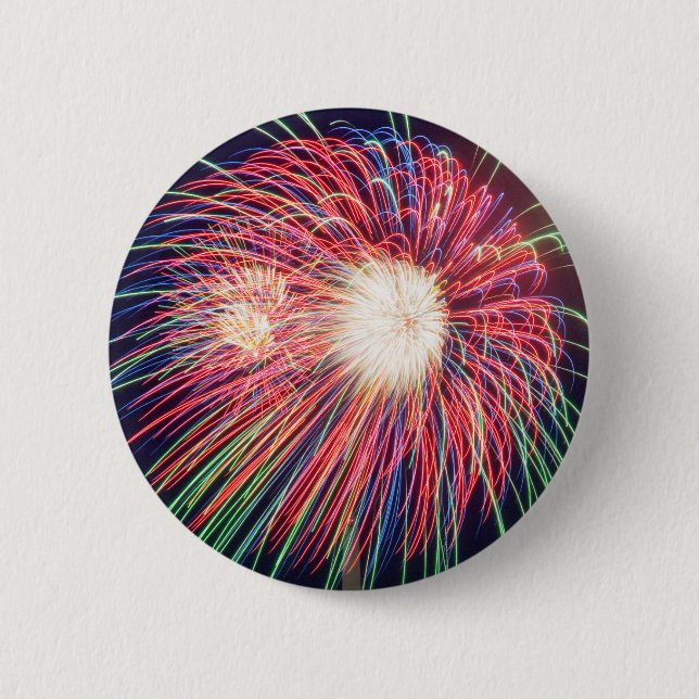 Feuerwerkskörper Button (Vorderseite)