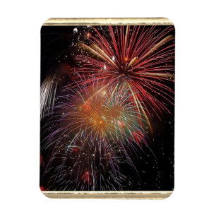 Feuerwerkskörper im neuen Jahr Glitzern Magnet