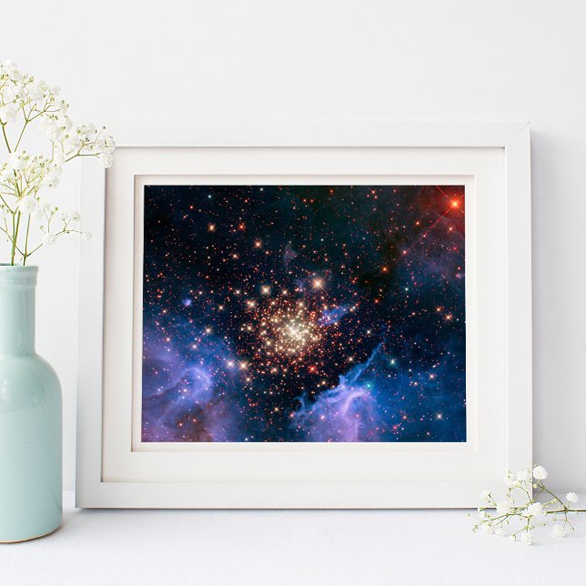 Feuerwerkskörper im Weltraum Poster (Fireworks in Space Poster)