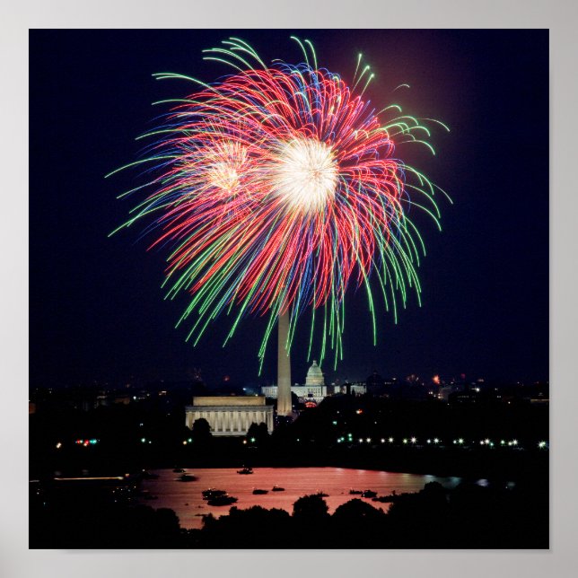 Feuerwerkskörper in DC-Poster Poster (Vorne)