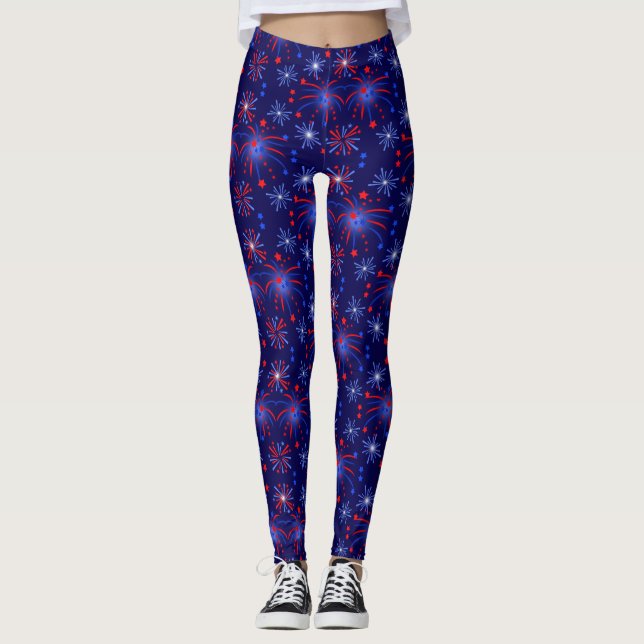Feuerwerkskörper Leggings (Vorderseite)