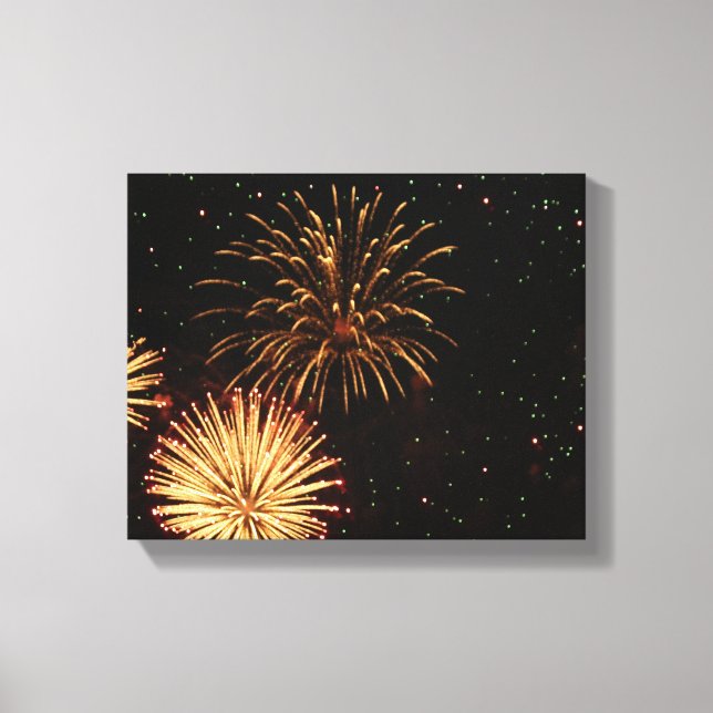 Feuerwerkskörper/Leinwand Leinwanddruck (Vorderseite)