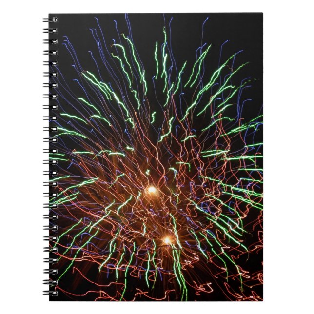 Feuerwerkskörper Notizblock (Vorderseite)