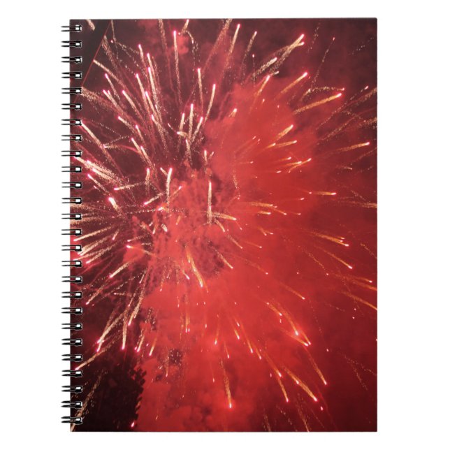 Feuerwerkskörper Notizblock (Vorderseite)