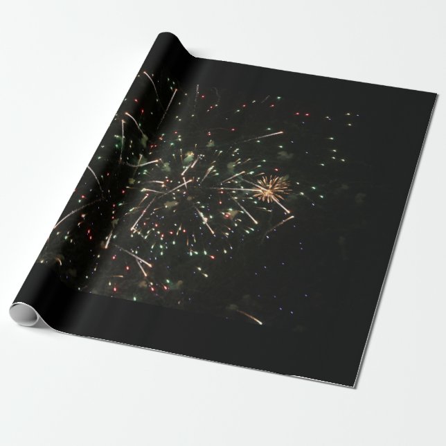 Feuerwerkskörper-Papier Geschenkpapier (Ungerollt)