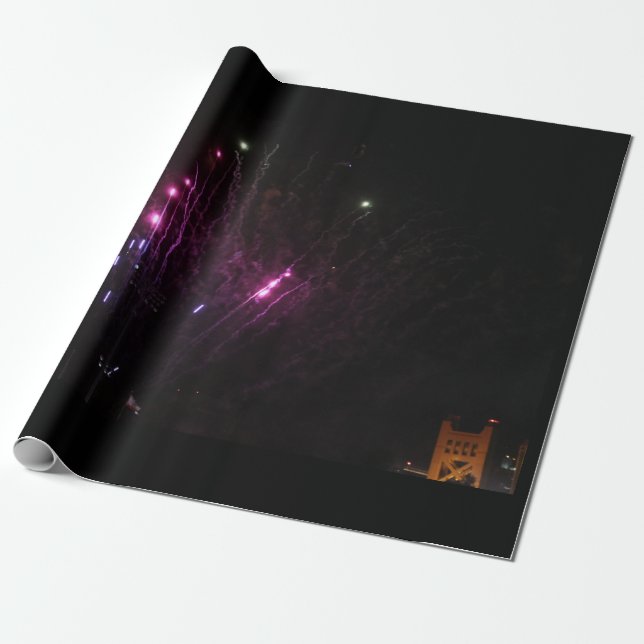 Feuerwerkskörper-Papier Geschenkpapier (Ungerollt)