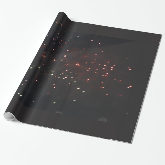 Feuerwerkskörper-Papier Geschenkpapier (Ungerollt)