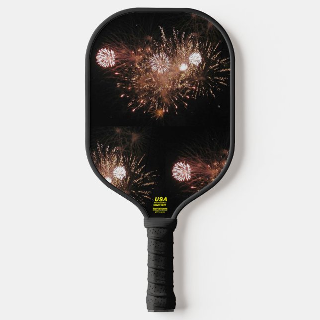 "Feuerwerkskörper" Pickleball Schläger (Vorderseite)
