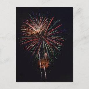 Feuerwerkskörper Postkarte