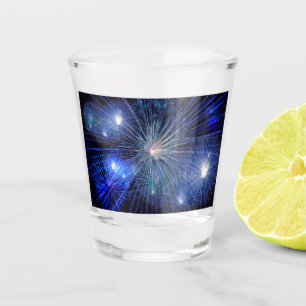 Feuerwerkskörper Schnapsglas