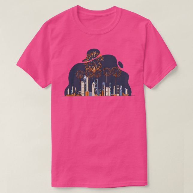 Feuerwerkskörper T-Shirt (Design vorne)