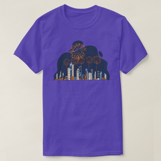 Feuerwerkskörper T-Shirt (Design vorne)