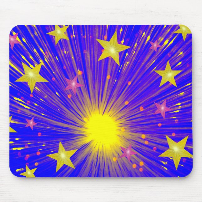 Feuerwerksmousepad Mousepad (Vorne)