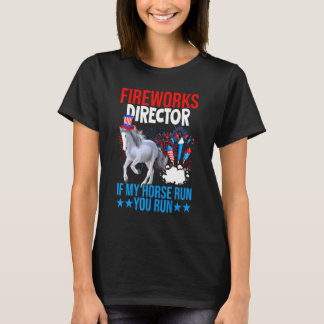 Feuerwerksregisseur Frohes 4. Juli Amerikanische F T-Shirt