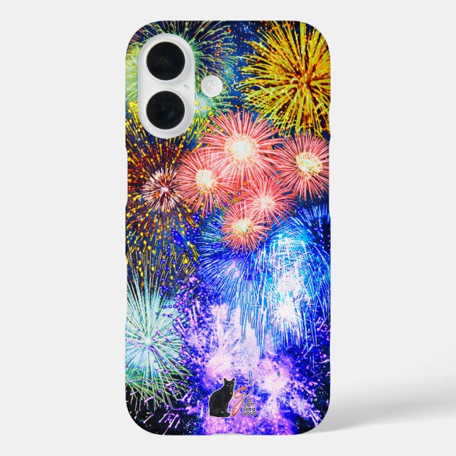 Feuerwerkstürme Case-Mate iPhone Hülle (Rückseite)