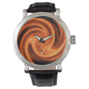 Feuerwirbel-Vortex-Überwachung Armbanduhr