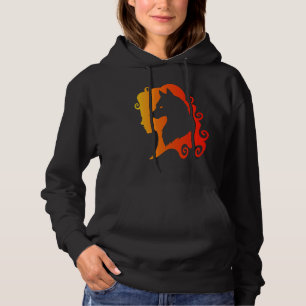 Feuerwolf Geist Totem Tierführer Pagan Wicca Ch Hoodie