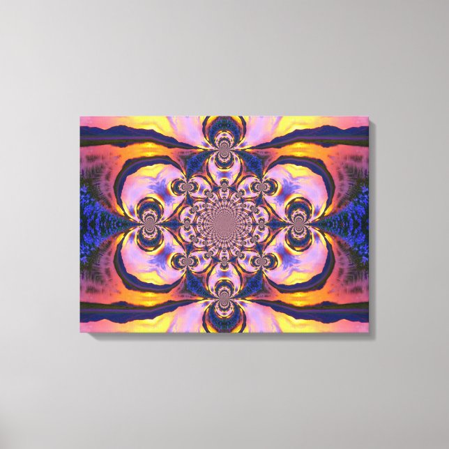 Feuerwolken-Canvas-Prints Leinwanddruck (Vorderseite)