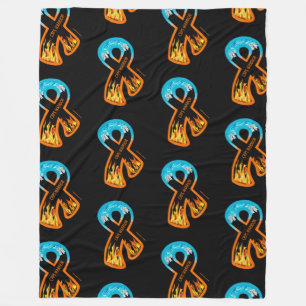 Feuerzeug und Eisband...CRPS-Krieger Fleecedecke