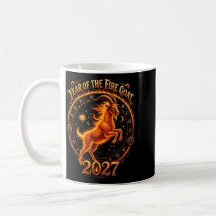 Feuerziege 2027 Lunar Zodiac Widder Chinesisches N Kaffeetasse