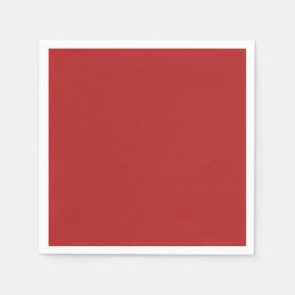 Feuerziegel, roter, solider Farbton Serviette