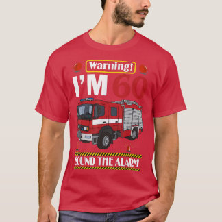 Feuerzug 60 Jahre alter Feuerwehrmann 60. Geburtst T-Shirt