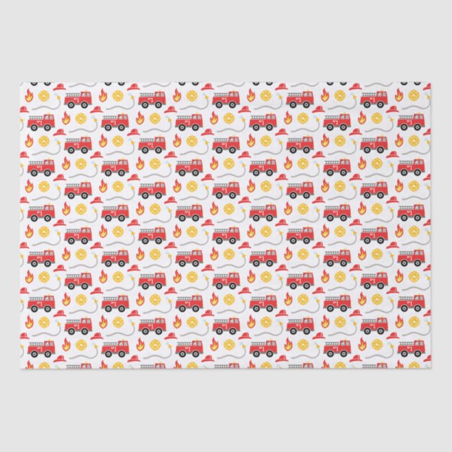 Feuerzug Geburtstag Seidenpapier (Vorderseite)