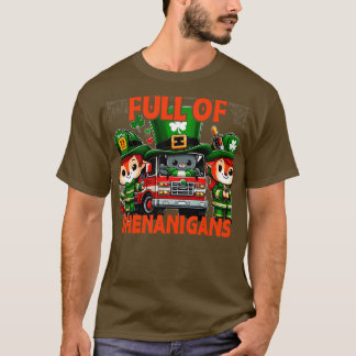 Feuerzug Kinder Kleinkinder Jungen St Patricks Day T-Shirt