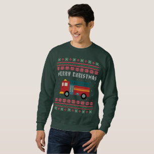 Feuerzug Ugly Weihnachtskraut Sweatshirt