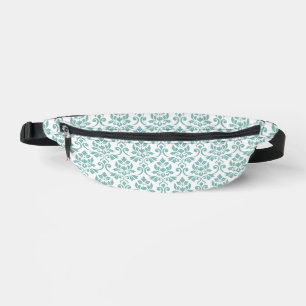 Feuille Damask Aquamarines Muster Bauchtasche