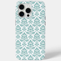 Feuille Damask Aquamarines Muster
