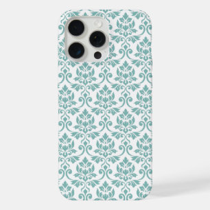 Feuille Damask Aquamarines Muster iPhone 15 Pro Max Hülle