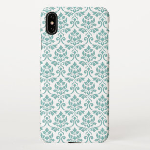 Feuille Damask Aquamarines Muster iPhone Hülle