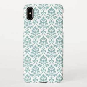 Feuille Damask Aquamarines Muster iPhone Hülle