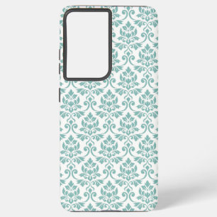 Feuille Damask Aquamarines Muster Samsung Galaxy Hülle