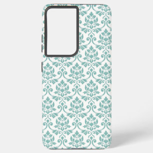 Feuille Damask Aquamarines Muster Samsung Galaxy Hülle