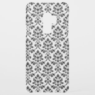 Feuille Damask Pattern Black Uncommon Samsung Galaxy S9 Plus Hülle