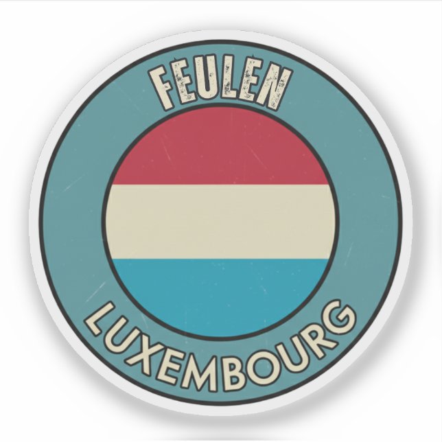 Feulen, Luxemburg Aufkleber (Vorderseite)