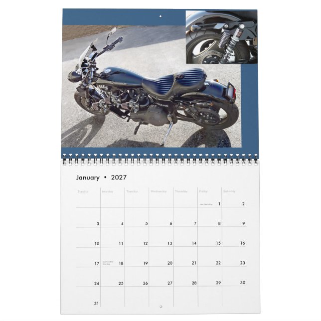 Feuling W3-Motorrad-Kalender 2016 Kalender (Jan 2027)