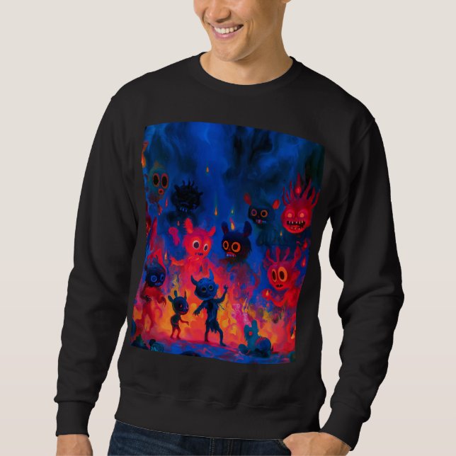 Feurige Chaneques beim Tanzen Sweatshirt (Vorderseite)