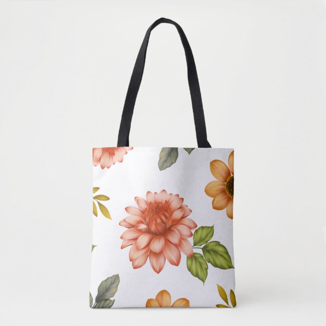 Feurige Dahlienblüte (Vorderseite)
